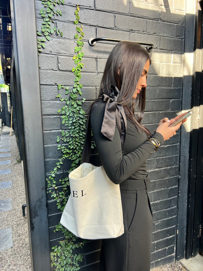 Personalised Bowknot Tote Bag