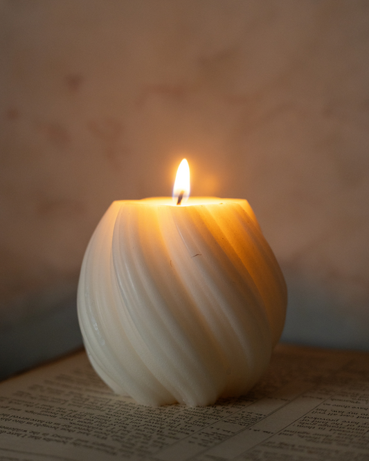 Spiral Column Candle